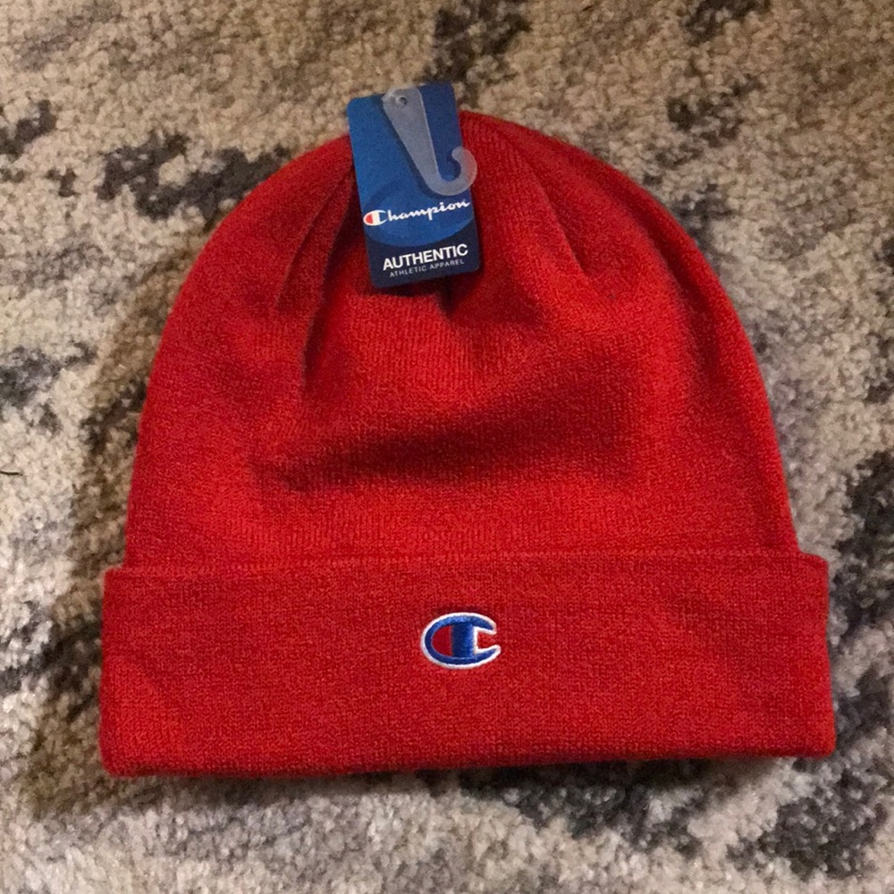 ❤️ Champion Red Beanies / Hats ❤️